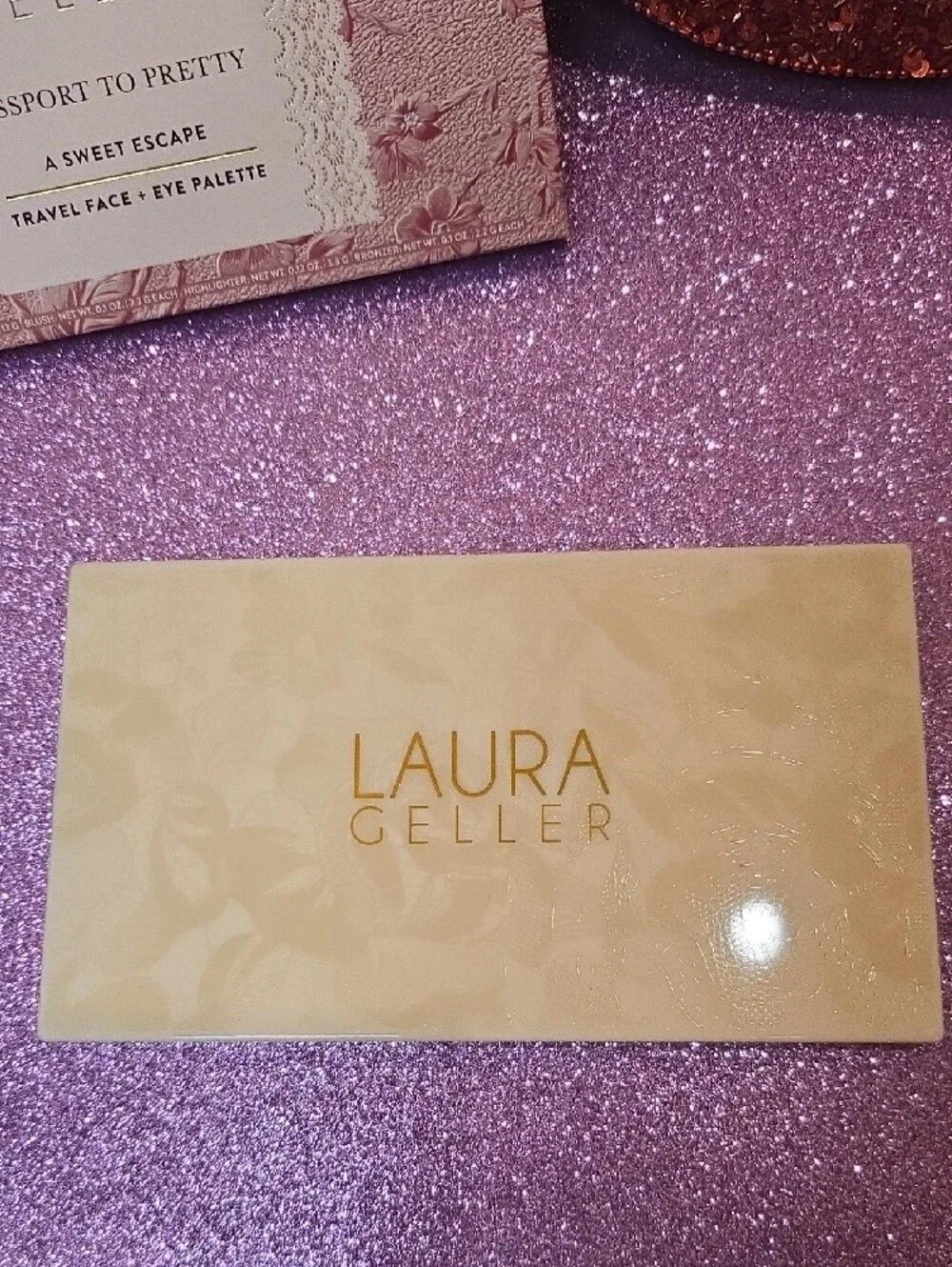 🎉HP🎉💖NWT💖 Laura Geller Eyeshadow & Face Palette in Pink, Purple, Gold